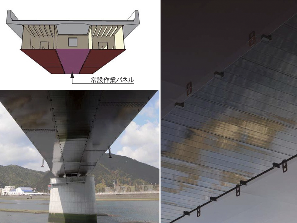 橋梁向けアルミ合金製常設足場cusaをVR現場見学。オリジナルVRゴーグルを制作
