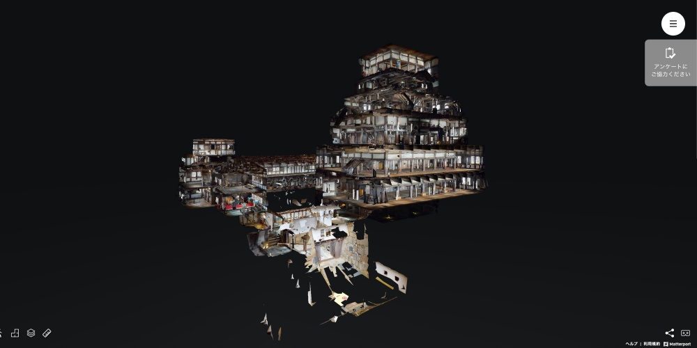デジタルアーカイブ「姫路城VR」を制作、貴重な文化財の観光資源をウェブVR化（多言語対応）