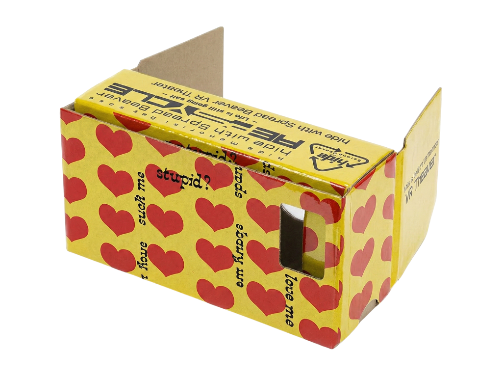 hide with Spread Beaver VRシアターにて、来場者特典と連動したオリジナルゴーグルを制作